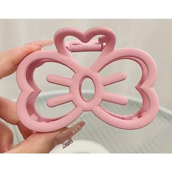 NWT Hello Kitty Set Of 3 Hair Bow Claw Clips Pink~Purple~Green - Picture 2 of 8